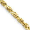 Lex & Lu 10k Yellow Gold 3.35mm D/C Quadruple Rope Chain Bracelet or Necklace - Lex & Lu