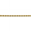 Lex & Lu 10k Yellow Gold 3.35mm D/C Quadruple Rope Chain Bracelet or Necklace- 3 - Lex & Lu
