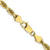 Lex & Lu 10k Yellow Gold 5.0mm D/C Quadruple Rope Chain Bracelet or Necklace- 4 - Lex & Lu