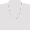 Lex & Lu 10k Yellow Gold 0.80mm Spiga Pendant Chain Anklet, Bracelet or Necklace- 2 - Lex & Lu