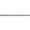 Lex & Lu 10k White Gold 3.35mm D/C Quadruple Rope Chain Bracelet or Necklace- 3 - Lex & Lu
