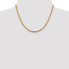 Lex & Lu 14k Yellow Gold 3.6mm Hollow Round Box Chain Necklace- 2 - Lex & Lu