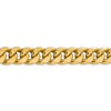 Lex & Lu 14k Yellow Gold 12.6mm Hollow Miami Cuban Chain Bracelet or Necklace- 4 - Lex & Lu