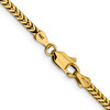 Lex & Lu 14k Yellow Gold 2.3mm Franco Chain Bracelet or Necklace- 4 - Lex & Lu