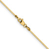 Lex & Lu 14k Yellow Gold 1.40mm Octagonal Snake Chain Necklace- 4 - Lex & Lu