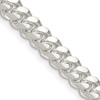 Lex & Lu Sterling Silver 6.4mm Polished Domed Curb Chain Bracelet or Necklace - Lex & Lu