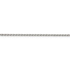 Lex & Lu Sterling Silver w/Rhodium 1.7mm D/C Rope Chain Necklace- 3 - Lex & Lu