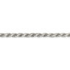 Lex & Lu Sterling Silver 5.75mm D/C Rope Chain Bracelet or Necklace- 2 - Lex & Lu
