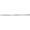 Lex & Lu Sterling Silver 2.3mm Solid Rope Chain Anklet, Bracelet or Necklace- 2 - Lex & Lu