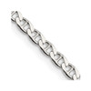 Lex & Lu Sterling Silver 3.15mm Flat Anchor Chain Anklet, Bracelet or Necklace - Lex & Lu