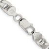 Lex & Lu Sterling Silver 7.4mm Flat Anchor Chain Bracelet or Necklace- 3 - Lex & Lu