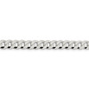 Lex & Lu Sterling Silver 7.00mm Beveled Curb Chain Bracelet or Necklace- 2 - Lex & Lu