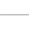 Lex & Lu Sterling Silver 2.50mm Flat Rope Chain Bracelet or Necklace- 2 - Lex & Lu