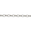 Lex & Lu Sterling Silver w/Rhodium 5mm Rolo Chain Bracelet- 2 - Lex & Lu