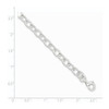 Lex & Lu Sterling Silver Link Bracelet- 3 - Lex & Lu