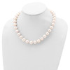 Lex & Lu Sterling Silver 11-12mm White Egg Shape FWC Pearl Bracelet or Necklace- 3 - Lex & Lu