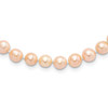 Lex & Lu Sterling Silver 6-7mm Pink Egg Shape FWC Pearl Bracelet or Necklace - Lex & Lu