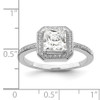 Lex & Lu Sterling Silver & CZ Fancy Ring- 4 - Lex & Lu