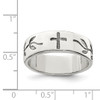 Lex & Lu Sterling Silver Antique Cross Design Ring- 3 - Lex & Lu