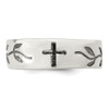 Lex & Lu Sterling Silver Antique Cross Design Ring- 5 - Lex & Lu