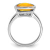 Lex & Lu Sterling Silver Citrine Ring LAL125046- 2 - Lex & Lu