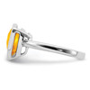 Lex & Lu Sterling Silver Citrine Ring LAL125046- 4 - Lex & Lu