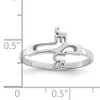 Lex & Lu Sterling Silver Jesus Cross Ring- 5 - Lex & Lu