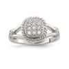 Lex & Lu Sterling Silver CZ Ring LAL125366 - Lex & Lu