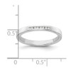 Lex & Lu Sterling Silver White Ice .05ct. Diamond Ring- 4 - Lex & Lu