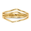 Lex & Lu 14k Gold Polished 4-Bar Ring Size 7 - 3 - Lex & Lu