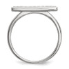 Lex & Lu 14k White Gold Diamond Bar Ring - 2 - Lex & Lu