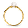 Lex & Lu 14K Gold w/Freshwater Cultured Pearl & Diamond Ring - 2 - Lex & Lu