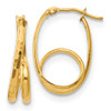 Lex & Lu 14k Yellow Gold Polished Fancy Earrings LAL148870 - Lex & Lu