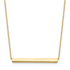 Lex & Lu 14k Yellow Gold Polished Bar Necklace LALLF1132-18 - Lex & Lu