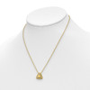 Lex & Lu 14K Two-tone Gold Satin Triangle Necklace - 6 - Lex & Lu
