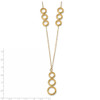 Lex & Lu 14k Yellow Gold Polished Fancy Circles Necklace - 3 - Lex & Lu