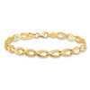 Lex & Lu 14k Yellow Gold Fancy Link Bracelet LAL149190 - 3 - Lex & Lu