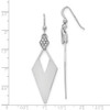 Lex & Lu Sterling Silver Crystal Arrowhead Shape Dangle Earrings - 4 - Lex & Lu