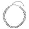 Lex & Lu Sterling Silver Polished Choker Necklace LAL149346 - 5 - Lex & Lu