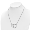 Lex & Lu Sterling Silver w/Rhodium Intertwined Circles Necklace - 4 - Lex & Lu