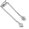 Lex & Lu Sterling Silver Polished Adjustable Necklace LAL149435 - 2 - Lex & Lu