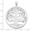 Lex & Lu Sterling Silver Polished Tree of Life Pendant - 3 - Lex & Lu