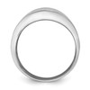 Lex & Lu Sterling Silver w/Rhodium Radiant Essence Ring- 2 - Lex & Lu