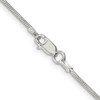 Lex & Lu Sterling Silver 1.25mm Octagonal Snake Chain Necklace- 3 - Lex & Lu