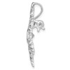 Lex & Lu Sterling Silver CZ Snowflake Pin and Pendant - 2 - Lex & Lu