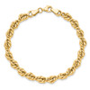 Lex & Lu 10k Yellow Gold Polished Fancy Link Bracelet LAL150546 - 5 - Lex & Lu