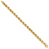 Lex & Lu 14k Yellow Gold Polished Link Bracelet LAL150793 - 2 - Lex & Lu