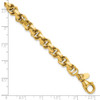 Lex & Lu 14k Yellow Gold Polished Link Bracelet LAL150793 - 3 - Lex & Lu