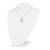 Lex & Lu Sterling Silver w/Rhodium Teardrop Necklace - 3 - Lex & Lu