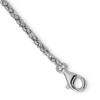 Lex & Lu Sterling Silver w/Rhodium 3 Layer Fancy Necklace - 2 - Lex & Lu